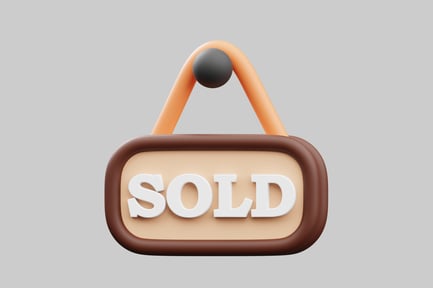 Preview: Sold sign cartoon display