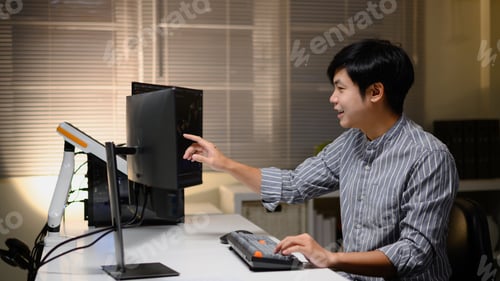Preview: Photo Set of Modern lifestyle of new generation careers in trading, finance, and investment