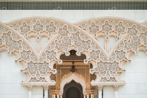 Preview: morrocoan architecture details on the enterance. islamic, arabian design
