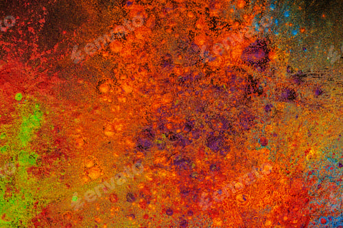 Preview: Colorful background made of Indian colorful dyes