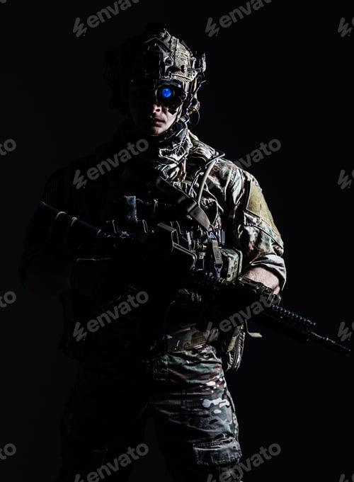 Preview: US Army Ranger close-up