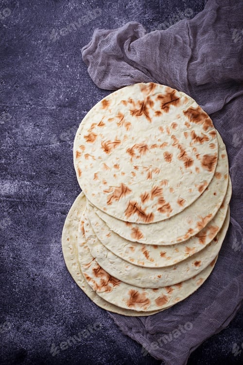 Vista previa: Tortillas mexicanas de maíz