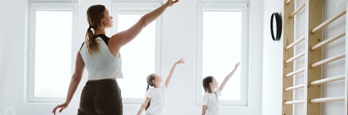 Preview: Strechting classes at the school gym