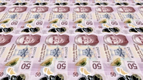 Preview: Mexico Banknotes / Mexican Money / Peso MX$/ Mex$ / MXN - 50
