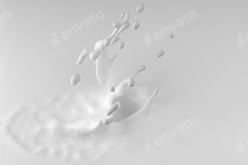 Preview: milk splash, splashing, exploding