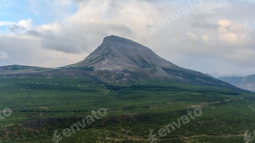 Preview: Aerial view of East Glacier National Park