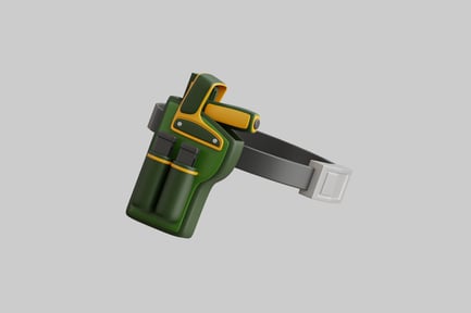 Preview: Cartoon green and yellow holster