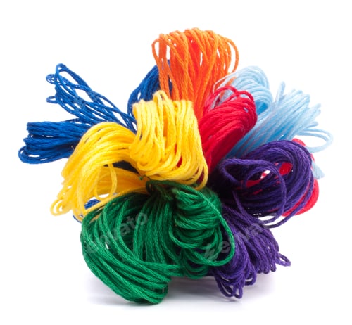 Preview: Color threads bunch