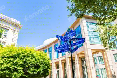 Preview: Sign posted in downtown Sacramento