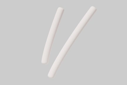 Preview: Two white cylinders.