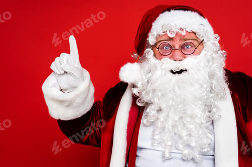 Preview: Funny Santa Claus portrait