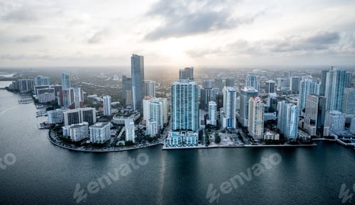 Preview: Coastline Of The City Of Miami From The Air