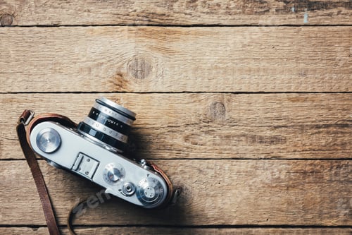 Preview: Old vintage film photo camera