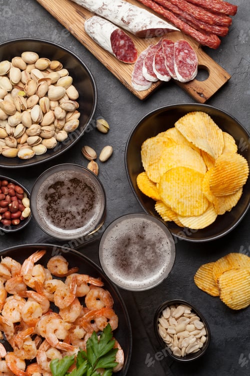 Preview: Draft beer and snacks