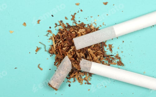 Preview: Cigarettes, Cigarettes Lie On The Table, There Is A Place For The Inscription