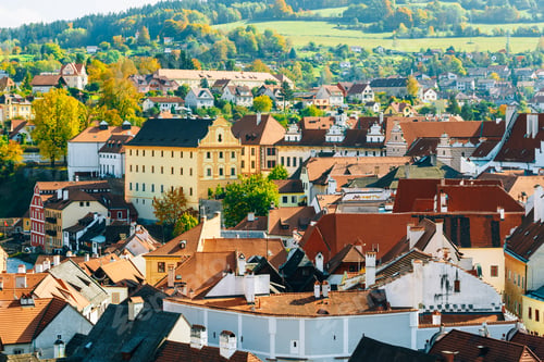 Preview: Cityscape of Cesky Krumlov, Czech republic