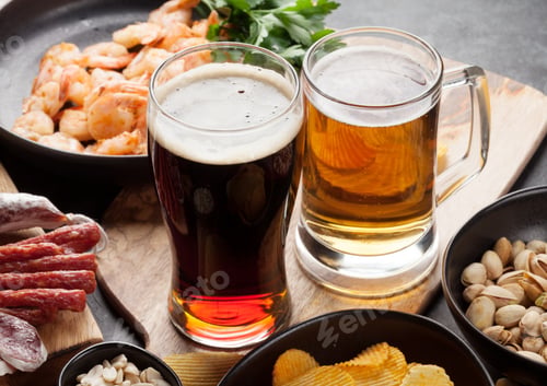 Preview: Draft beer and snacks