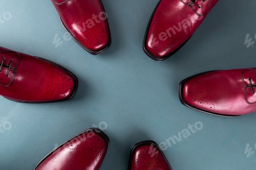 Preview: Red oxford shoes