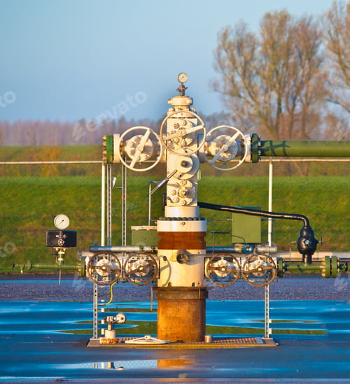 Preview: Natural gas production wellhead
