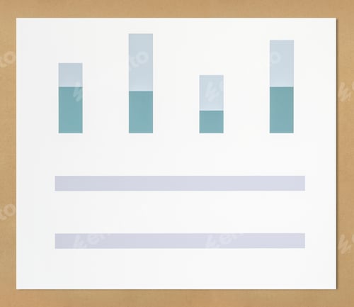 Preview: Business data analysis bar chart icon