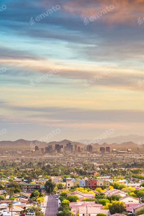 Preview: Phoenix, Arizona, USA downtown cityscape
