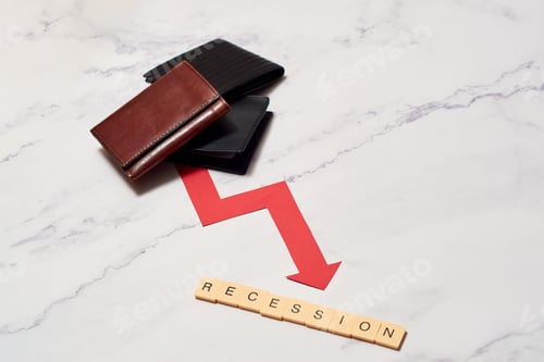 Preview: The concept of reducing profits and income. Recession and the financial crisis.