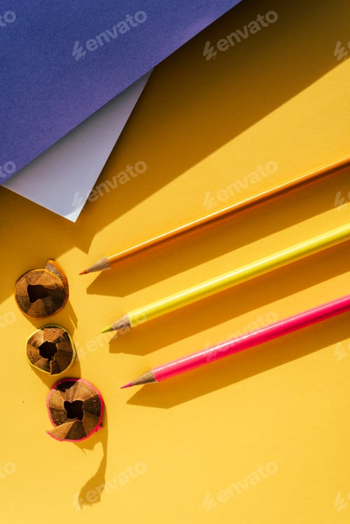 Preview: Back to school: Pencil and shavings