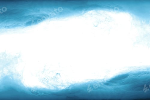 Preview: frame of blue paint splashes, isolated on white
