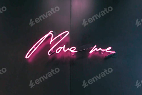 Preview: Move me neon sign