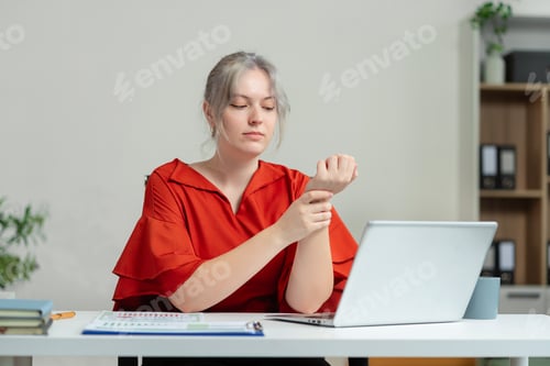 Preview: Office syndrome symptom, healthcare office syndrome concept.
