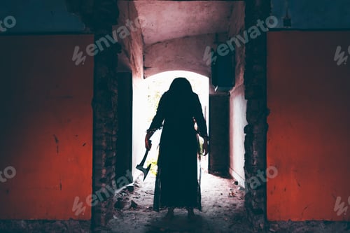 Preview: Scary ghost woman in haunted house
