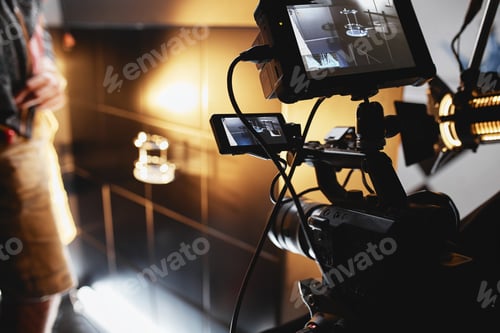 Preview: Film Equipment Ready for Shooting in Studio