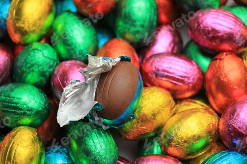 Preview: preparation, easter eggs, coloured, colours