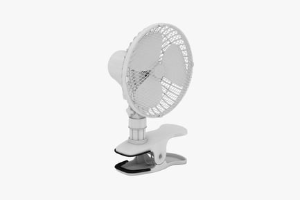 Preview: Electric fan with radial blades and control handle