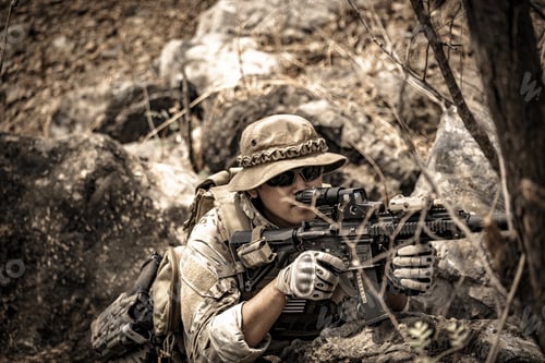 Preview: US marines in the mountains during the military operation