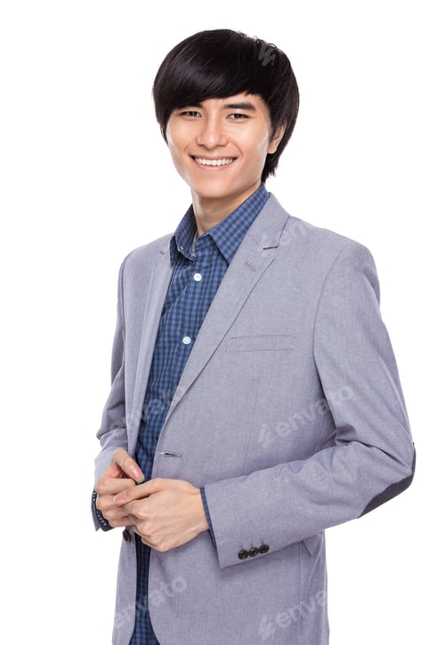 Preview: Asian young businessman