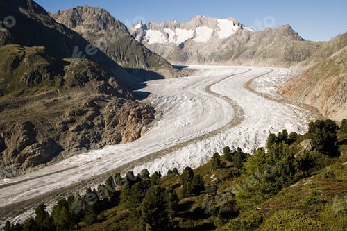 Preview: Aletsch glacier in switzerland
