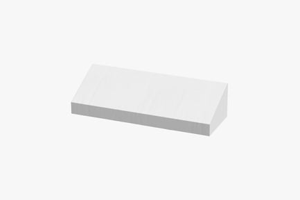 Preview: White Store Awning - Urban Commercial Building Fixture