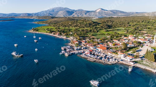 Preview: Ildiri Village harbour view in Cesme Town. Ildiri Village is populer tourist destination in Turkey.
