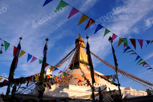 Preview: Boudhanath Stupa in Kathmandu, Nepal, UNESCO World Heritage Site.