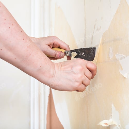 Preview: Scrape the backing off the wall