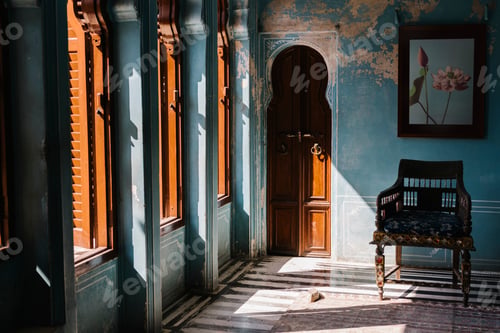 Preview: Interior of Zenana Mahal at City Palace in Udaipur Rajasthan