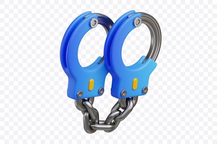 Preview: Peace Handcuffs Symbol