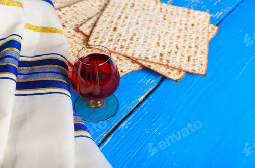 Preview: Jewish culture with passover matzo pesach