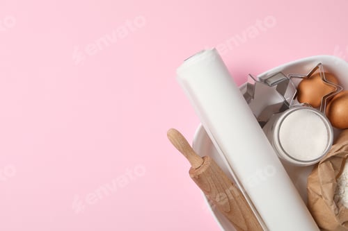 Preview: Concept of accessories for cooking and baking - baking paper