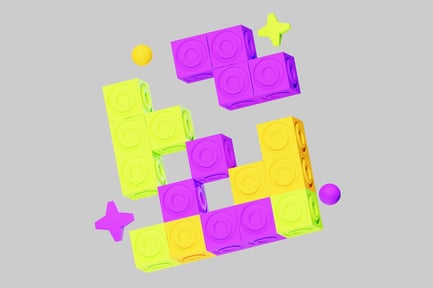 Preview: Bright geometric assembly