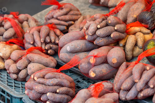 Preview: Street market sell sweet potato product