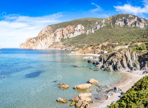 Preview: Views of Masua beach, Sardinia island, Italy