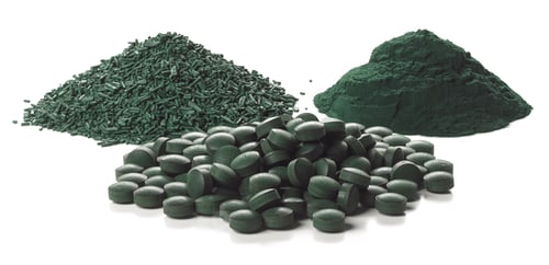 Preview: Spirulina flakes, powder and tablets