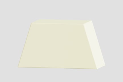 3D Abstract Geometry Isosceles Trapezoid